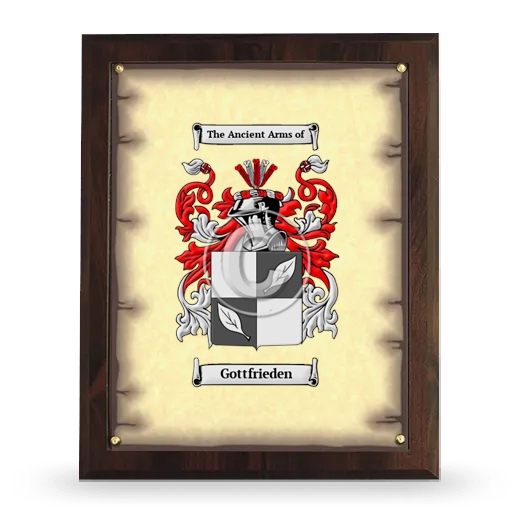 Gottfrieden Coat of Arms Plaque