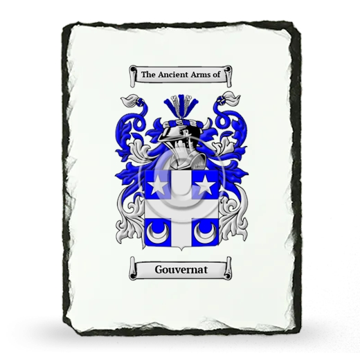 Gouvernat Coat of Arms Slate