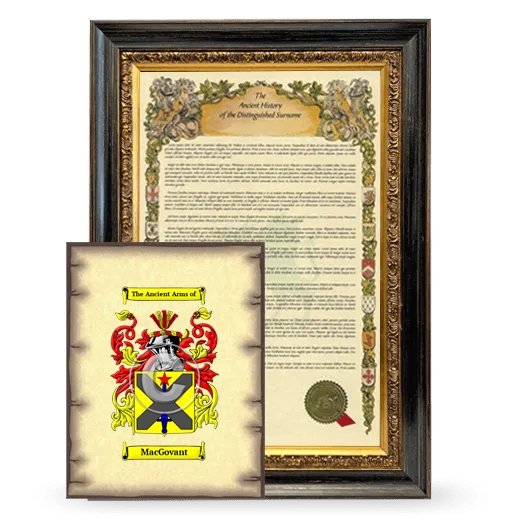 MacGovant Framed History and Coat of Arms Print - Heirloom