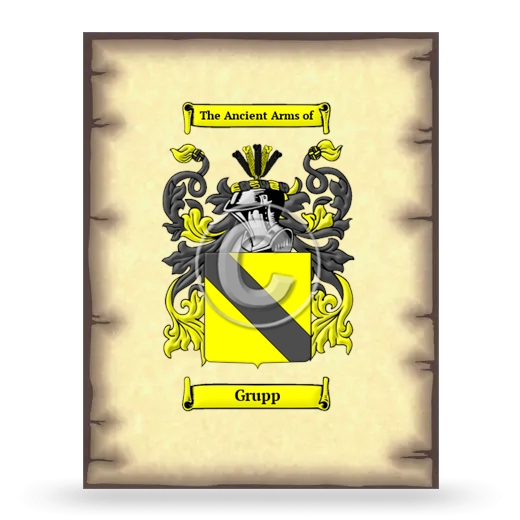 Grupp Coat of Arms Print