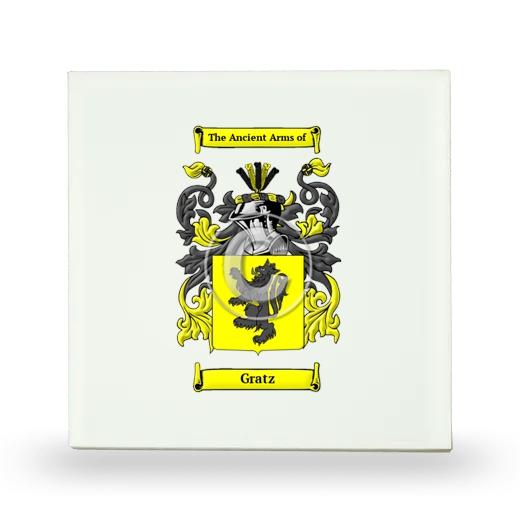 Gratz Small Ceramic Tile with Coat of Arms