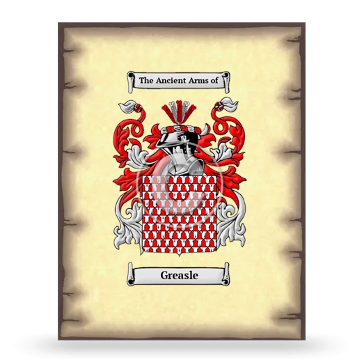 Greasle Coat of Arms Print