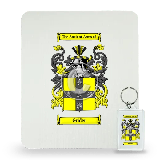 Grider Mouse Pad and Keychain Combo Package