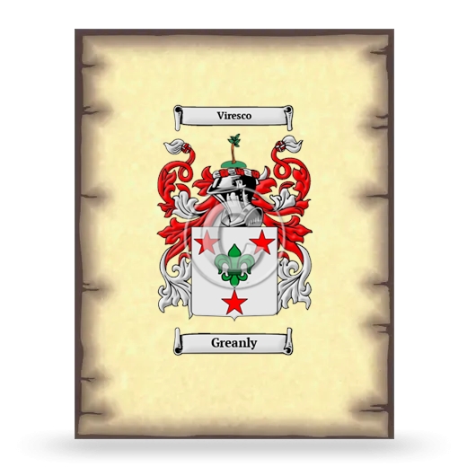 Greanly Coat of Arms Print