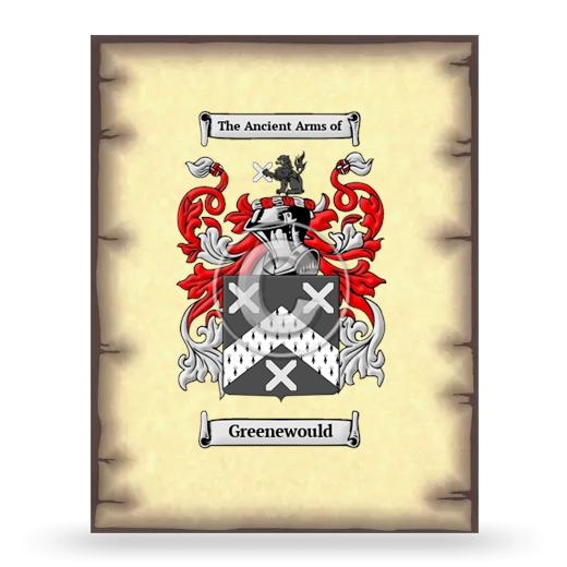 Greenewould Coat of Arms Print