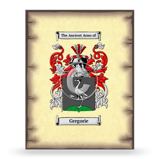 Gregorie Coat of Arms Print