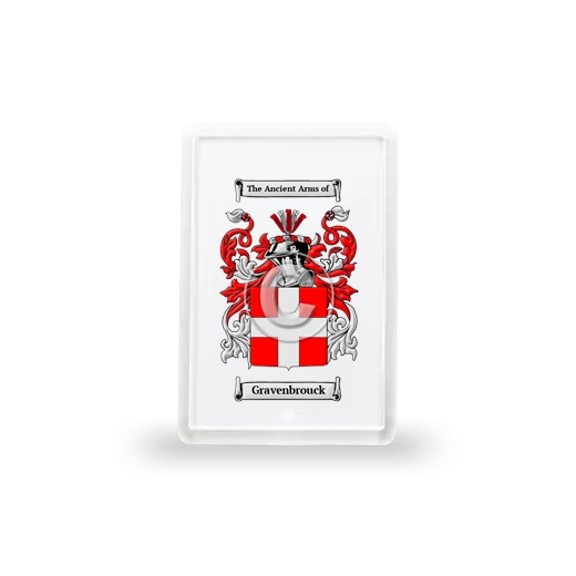 Gravenbrouck Coat of Arms Magnet