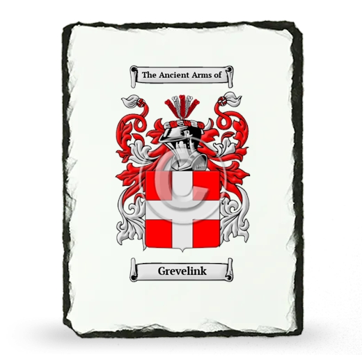 Grevelink Coat of Arms Slate