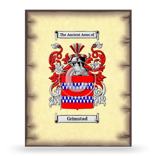 Grimstad Coat of Arms Print