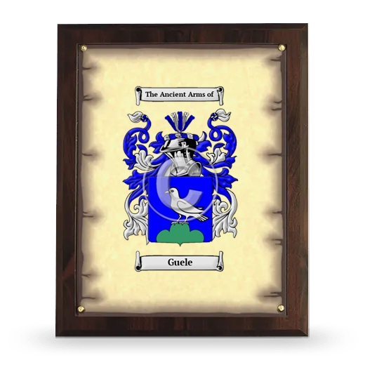 Guele Coat of Arms Plaque