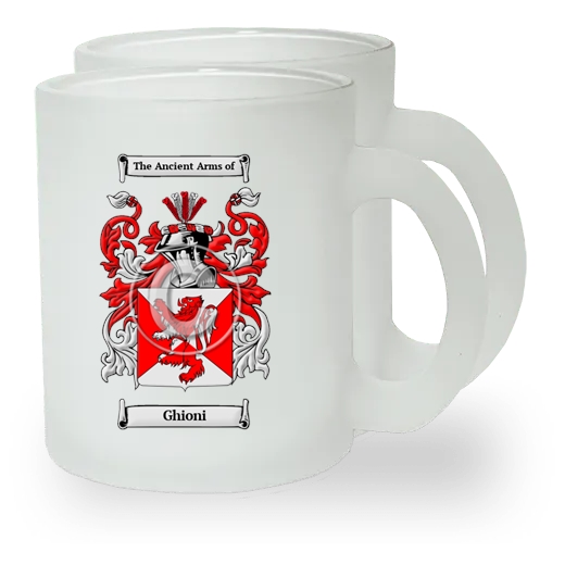 Ghioni Pair of Frosted Glass Mugs