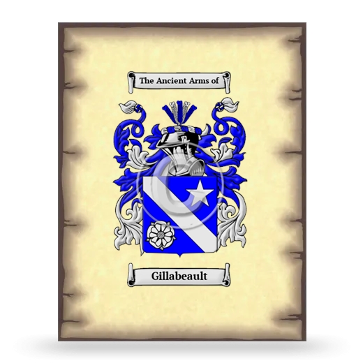 Gillabeault Coat of Arms Print