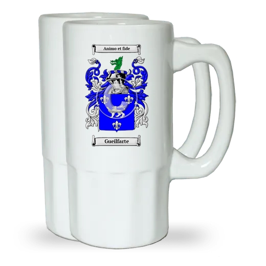 Gueilfarte Pair of Beer Steins