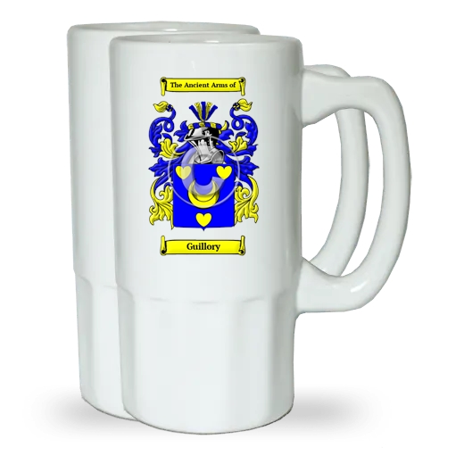 Guillory Pair of Beer Steins