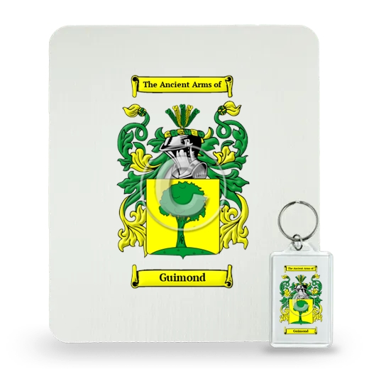 Guimond Mouse Pad and Keychain Combo Package