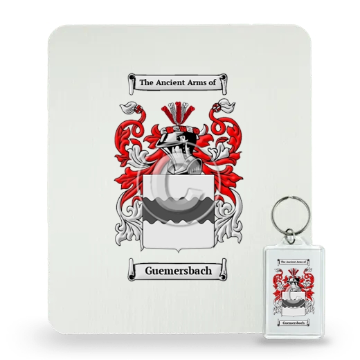 Guemersbach Mouse Pad and Keychain Combo Package