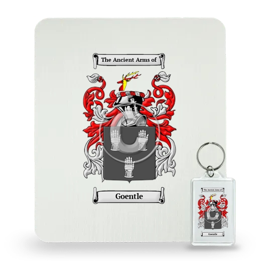 Goentle Mouse Pad and Keychain Combo Package