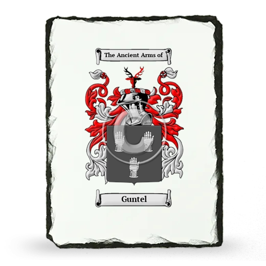 Guntel Coat of Arms Slate