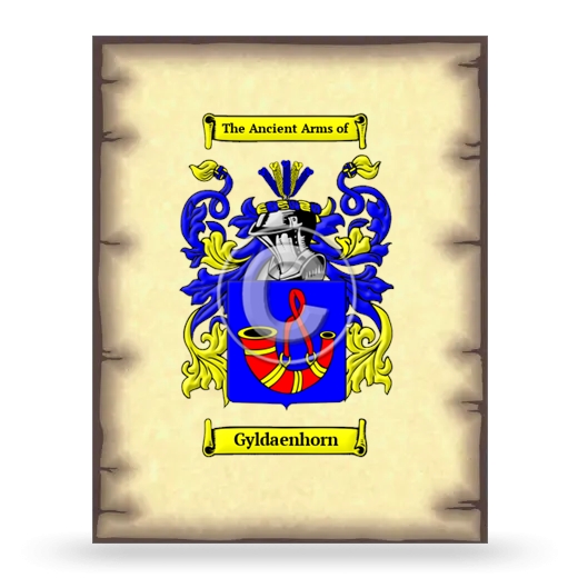 Gyldaenhorn Coat of Arms Print