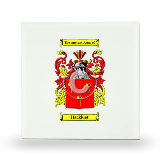 Hackluet Small Ceramic Tile with Coat of Arms