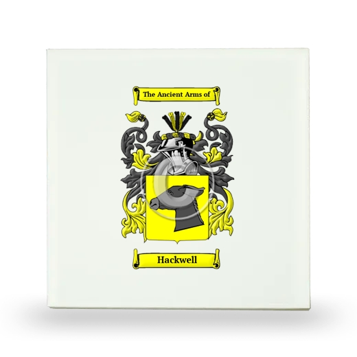 Hackwell Small Ceramic Tile with Coat of Arms