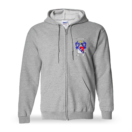 Haeffner Unisex Coat of Arms Zip Sweatshirt