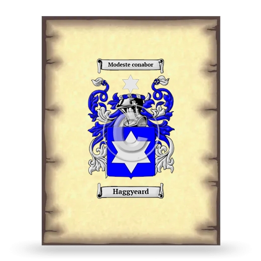 Haggyeard Coat of Arms Print