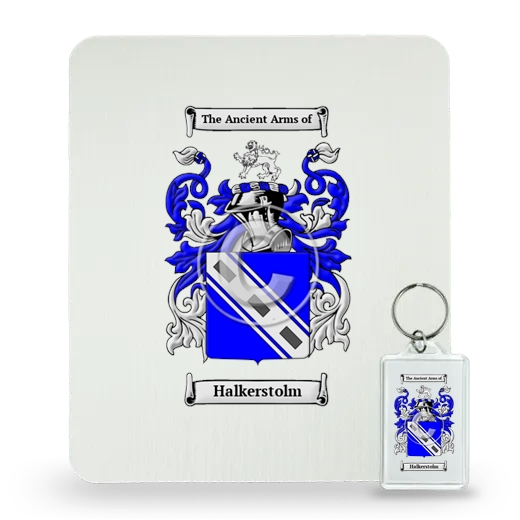 Halkerstolm Mouse Pad and Keychain Combo Package