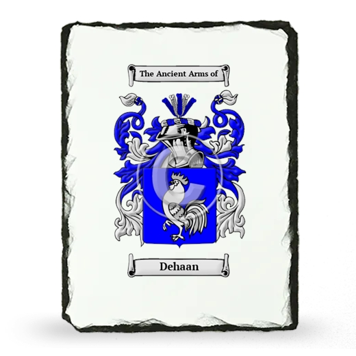 Dehaan Coat of Arms Slate