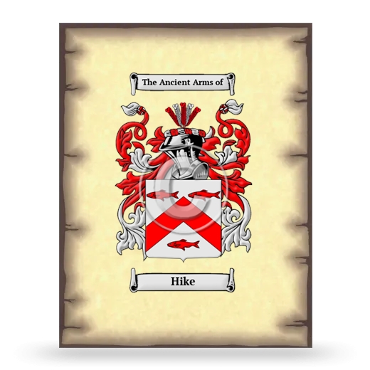 Hike Coat of Arms Print