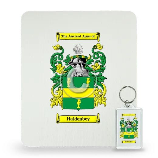 Haldenbey Mouse Pad and Keychain Combo Package