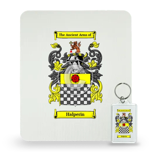 Halperin Mouse Pad and Keychain Combo Package