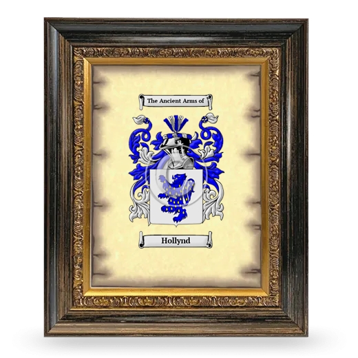 Hollynd Coat of Arms Framed - Heirloom