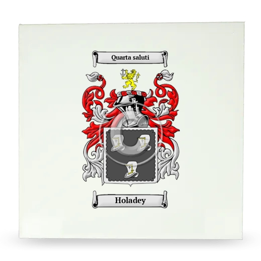 Holadey Large Ceramic Tile with Coat of Arms