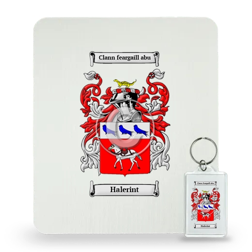 Halerint Mouse Pad and Keychain Combo Package