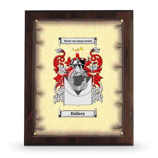 Halisey Coat of Arms Plaque