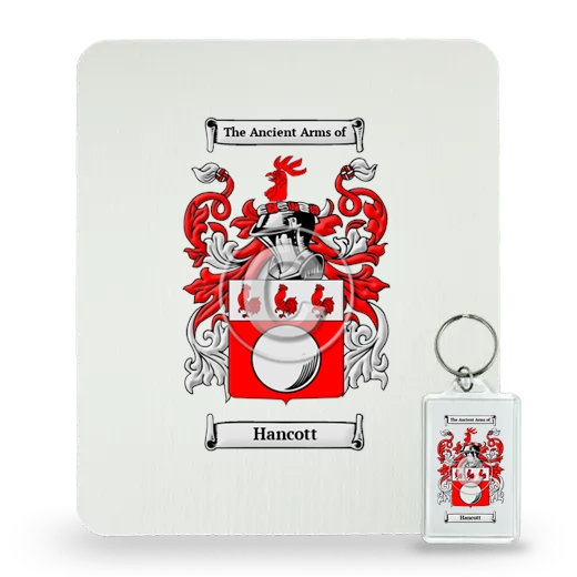 Hancott Mouse Pad and Keychain Combo Package