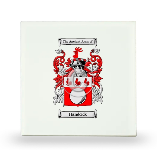 Handcick Small Ceramic Tile with Coat of Arms