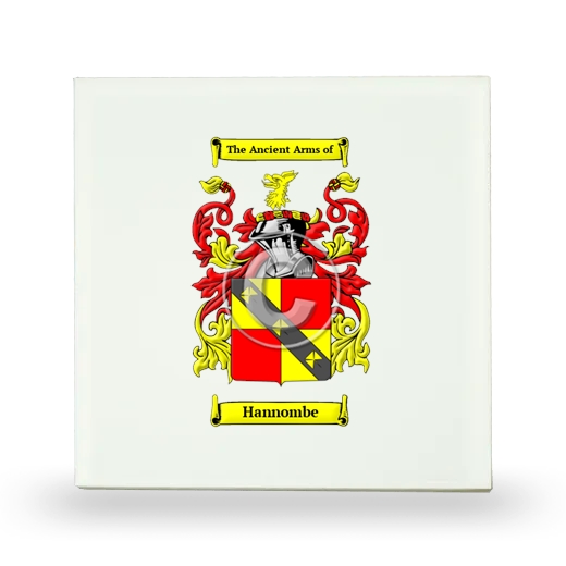 Hannombe Small Ceramic Tile with Coat of Arms