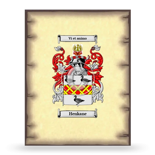 Henkane Coat of Arms Print