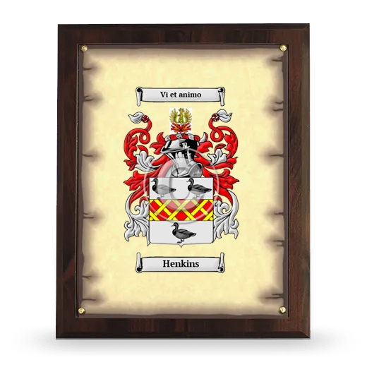 Henkins Coat of Arms Plaque