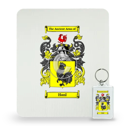 Hanl Mouse Pad and Keychain Combo Package