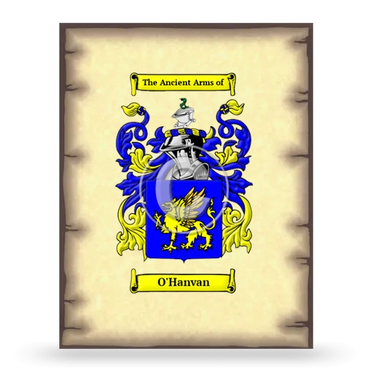 O'Hanvan Coat of Arms Print