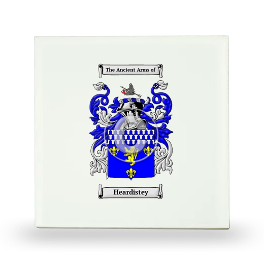 Heardistey Small Ceramic Tile with Coat of Arms