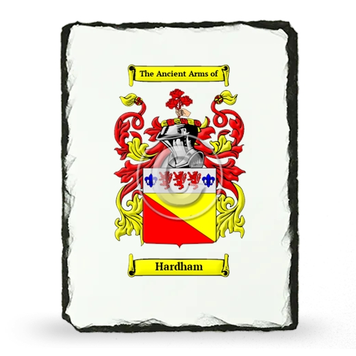 Hardham Coat of Arms Slate
