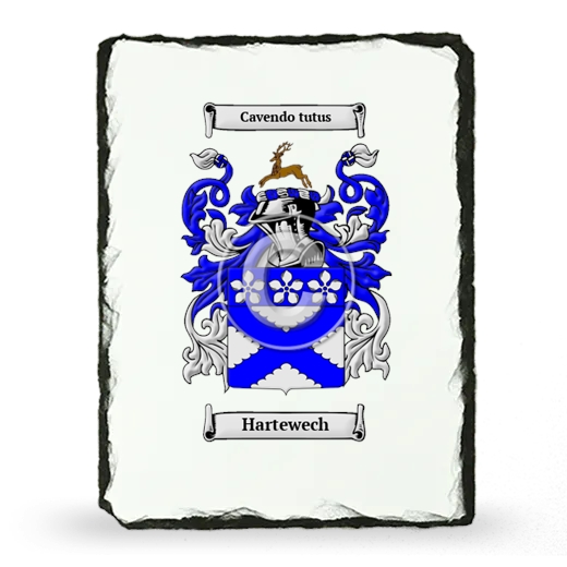 Hartewech Coat of Arms Slate