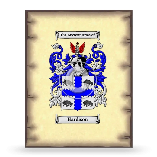 Hardison Coat of Arms Print