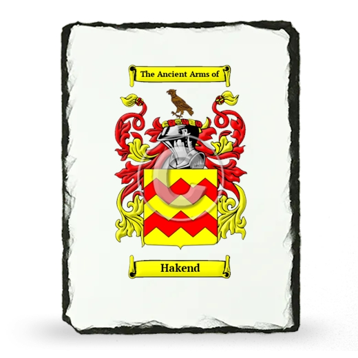 Hakend Coat of Arms Slate