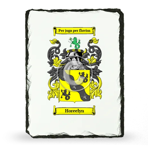 Horeelyn Coat of Arms Slate
