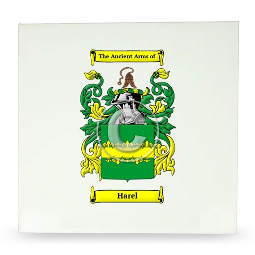 Harel Large Ceramic Tile with Coat of Arms